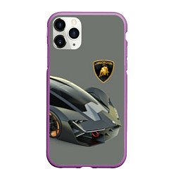 Чехол iPhone 11 Pro матовый Lamborghini concept 2020