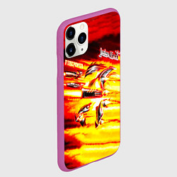 Чехол iPhone 11 Pro матовый Firepower - Judas Priest, цвет: 3D-фиолетовый — фото 2