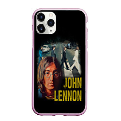 Чехол iPhone 11 Pro матовый The Beatles John Lennon