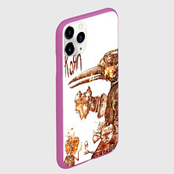 Чехол iPhone 11 Pro матовый Untitled - Korn, цвет: 3D-фиолетовый — фото 2