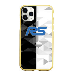 Чехол iPhone 11 Pro матовый ST AUTOSPORT FORD, цвет: 3D-желтый