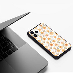 Чехол iPhone 11 Pro матовый Собака Чау-Чау, цвет: 3D-черный — фото 2