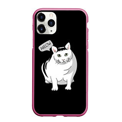 Чехол iPhone 11 Pro матовый КОТ БЕНДЕР МЕМ