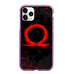 Чехол iPhone 11 Pro матовый GOD OF WAR CRATOS LOGO