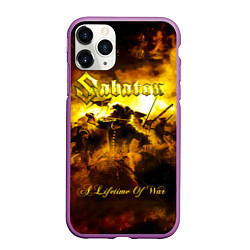 Чехол iPhone 11 Pro матовый A Lifetime of War - Sabaton