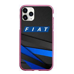 Чехол iPhone 11 Pro матовый FIAT SPORT ФИАТ СПОРТ, цвет: 3D-малиновый