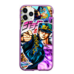 Чехол iPhone 11 Pro матовый Джотаро - JoJos Bizarre Adventure