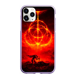 Чехол iPhone 11 Pro матовый Алое Пламя и Рыцарь ER, цвет: 3D-светло-сиреневый