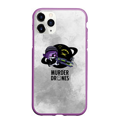 Чехол iPhone 11 Pro матовый Murder Drones Дроны Убийцы