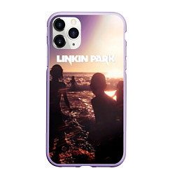 Чехол iPhone 11 Pro матовый Linkin Park - One More Light, цвет: 3D-светло-сиреневый