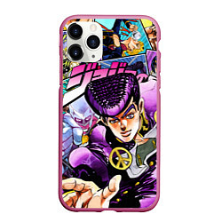 Чехол iPhone 11 Pro матовый JoJos Bizarre Adventure: Josuke