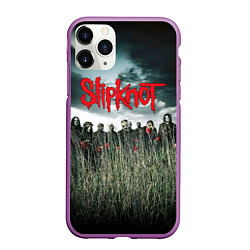 Чехол iPhone 11 Pro матовый All Hope Is Gone - Slipknot, цвет: 3D-фиолетовый