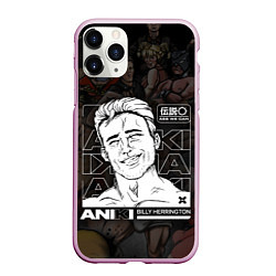 Чехол iPhone 11 Pro матовый BILLY HERRINGTON ANIKI, цвет: 3D-розовый