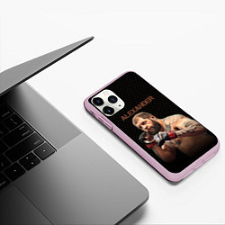 Чехол iPhone 11 Pro матовый Alexander The Grim Reape, цвет: 3D-розовый — фото 2