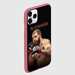 Чехол iPhone 11 Pro матовый Alexander The Grim Reape, цвет: 3D-малиновый — фото 2