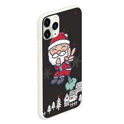 Чехол iPhone 11 Pro матовый Плохой Санта 2022 Bad Santa, цвет: 3D-белый — фото 2