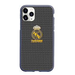 Чехол iPhone 11 Pro матовый Real Madrid graphite theme