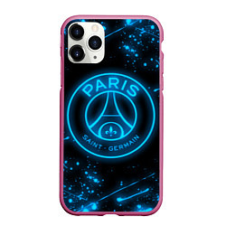 Чехол iPhone 11 Pro матовый PSG NEON STYLE SPORT ПСГ НЕОН