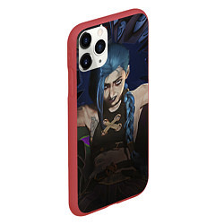 Чехол iPhone 11 Pro матовый League of legends Arcane, цвет: 3D-красный — фото 2