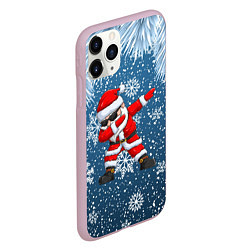 Чехол iPhone 11 Pro матовый DAB SANTA WINTER, цвет: 3D-розовый — фото 2