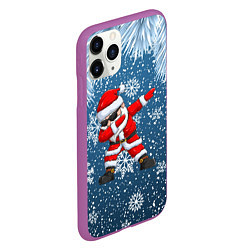 Чехол iPhone 11 Pro матовый DAB SANTA WINTER, цвет: 3D-фиолетовый — фото 2