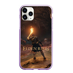 Чехол iPhone 11 Pro матовый Elden Ring - подземелье, цвет: 3D-сиреневый
