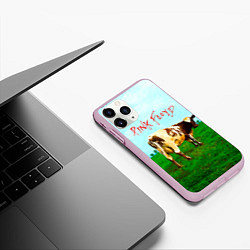 Чехол iPhone 11 Pro матовый Atom Heart Mother - Pink Floyd, цвет: 3D-розовый — фото 2