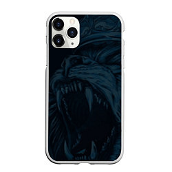 Чехол iPhone 11 Pro матовый Zenit lion dark theme