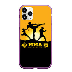 Чехол iPhone 11 Pro матовый ММА Mixed Martial Arts