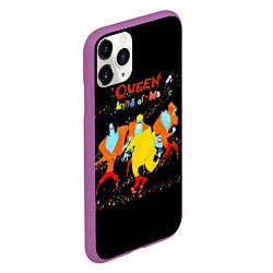 Чехол iPhone 11 Pro матовый A Kind of Magic - Queen, цвет: 3D-фиолетовый — фото 2