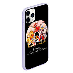 Чехол iPhone 11 Pro матовый A Day at the Races - Queen, цвет: 3D-светло-сиреневый — фото 2