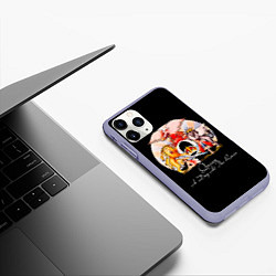 Чехол iPhone 11 Pro матовый A Day at the Races - Queen, цвет: 3D-светло-сиреневый — фото 2