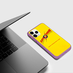 Чехол iPhone 11 Pro матовый Flash Gordon - Queen, цвет: 3D-фиолетовый — фото 2