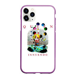 Чехол iPhone 11 Pro матовый Innuendo - Queen, цвет: 3D-фиолетовый