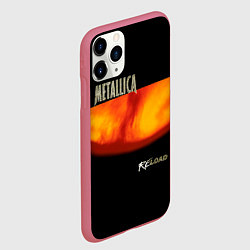 Чехол iPhone 11 Pro матовый Metallica ReLoad, цвет: 3D-малиновый — фото 2