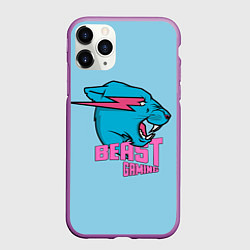 Чехол iPhone 11 Pro матовый Mr Beast Gaming Full Print