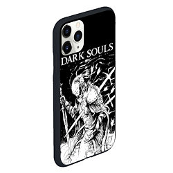 Чехол iPhone 11 Pro матовый Dark Souls, The Ashen One, цвет: 3D-черный — фото 2