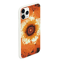 Чехол iPhone 11 Pro матовый Оранжевый взрыв - коллекция Путешествие - Хуф и Ся, цвет: 3D-белый — фото 2