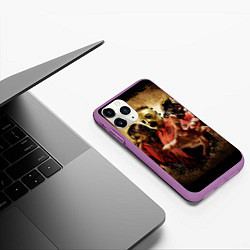 Чехол iPhone 11 Pro матовый SLIPKNOT All Hope Is Gone, цвет: 3D-фиолетовый — фото 2