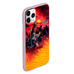 Чехол iPhone 11 Pro матовый Крещение огнём - Ария, цвет: 3D-розовый — фото 2