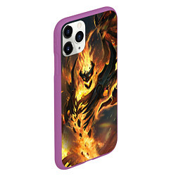 Чехол iPhone 11 Pro матовый DOTA 2 SHADOW FIEND ТЕНЬ, цвет: 3D-фиолетовый — фото 2