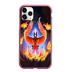 Чехол iPhone 11 Pro матовый DOTA 2 ФЕНИКС