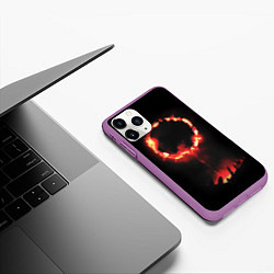 Чехол iPhone 11 Pro матовый DARK SOULS PRAISE THE SUN, цвет: 3D-фиолетовый — фото 2