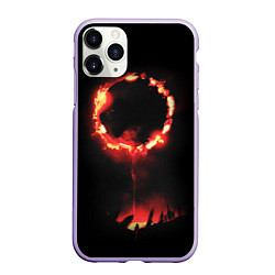 Чехол iPhone 11 Pro матовый DARK SOULS PRAISE THE SUN, цвет: 3D-светло-сиреневый