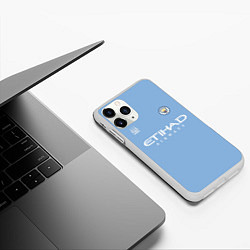 Чехол iPhone 11 Pro матовый Bernardo 20 MCFC игровая, цвет: 3D-белый — фото 2