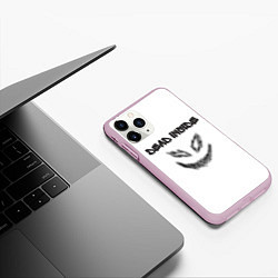 Чехол iPhone 11 Pro матовый Zxc Smile, цвет: 3D-розовый — фото 2