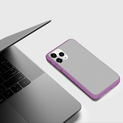 Чехол iPhone 11 Pro матовый Коллекция Journey Волнистый 119-9-4-f2 Дополнитель, цвет: 3D-фиолетовый — фото 2