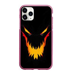 Чехол iPhone 11 Pro матовый DOTA 2 BLACK SHADOW FIEND ТЕНЬ, цвет: 3D-малиновый