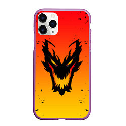 Чехол iPhone 11 Pro матовый DOTA SHADOW FIEND FIRE, цвет: 3D-фиолетовый