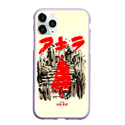 Чехол iPhone 11 Pro матовый Akira Акира, цвет: 3D-светло-сиреневый